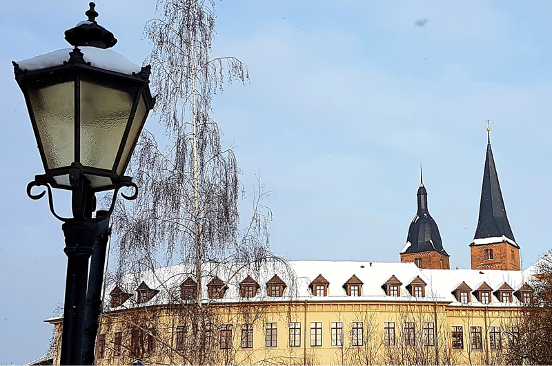 Winterlicher Blick auf die Roten Spitzen