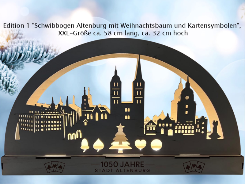 Woodstub_Edition1_Schwibbogen 1050 Jahre